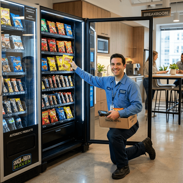 Warehouse and Facility Vending Across Mercer County, Burlington County, and Lower Bucks